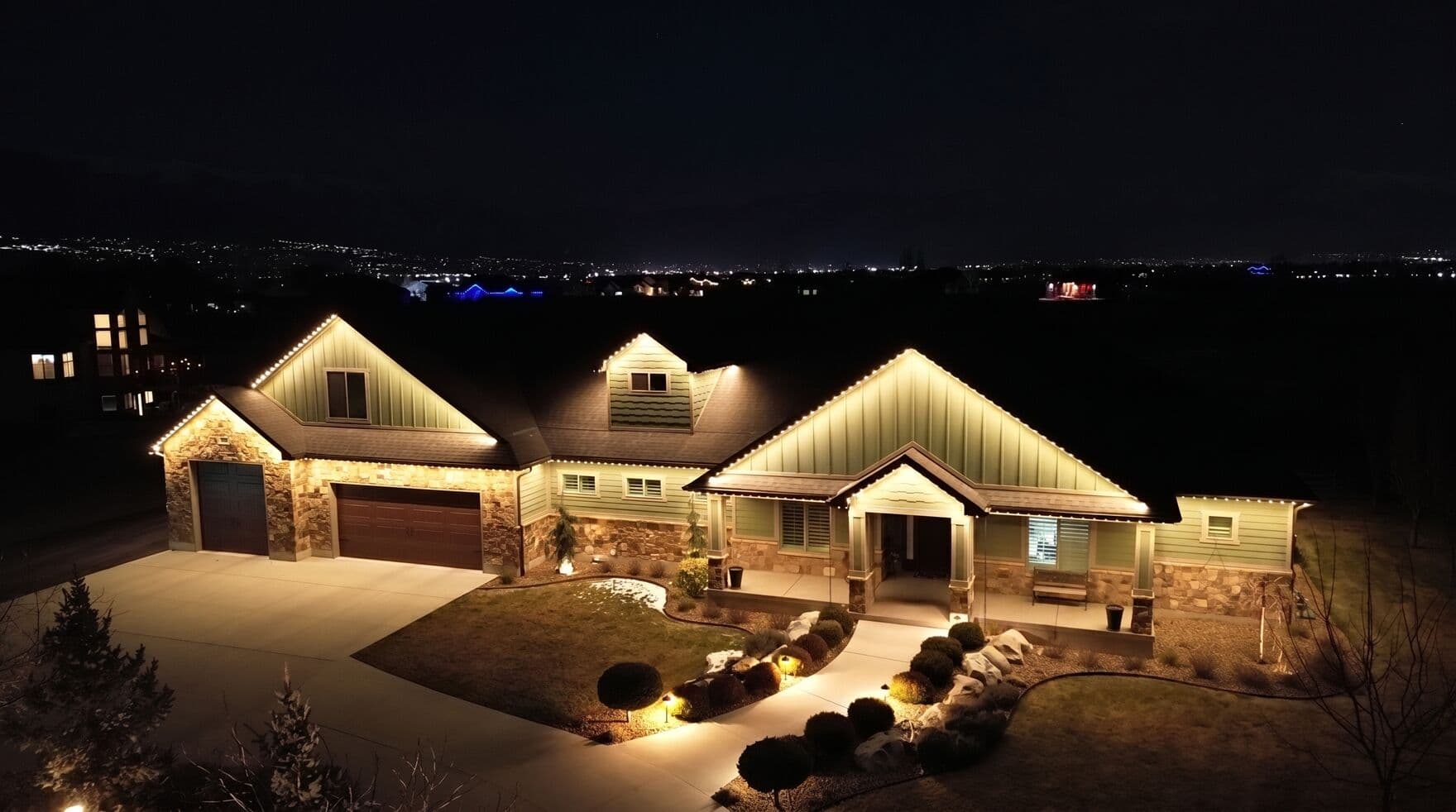 TruLight color visualization: Warm White on a home