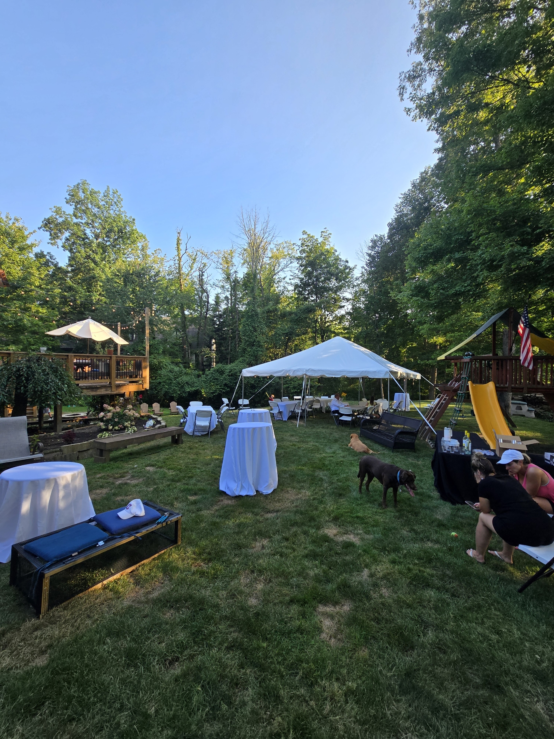 Professional event rentals in Northeast Ohio for weddings, corporate and private events installed, set up, and taken down by Shoreline Lighting and Event Rentals.